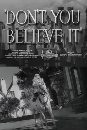 Don't You Believe It
