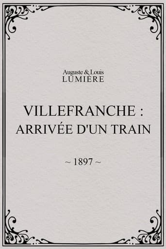 Villefranche : arrivée d'un train