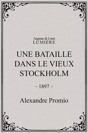 Une bataille dans le vieux Stockholm