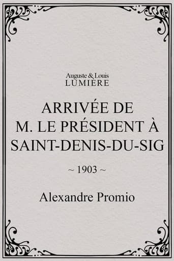 Arrivée de M. le président à Saint-Denis-du-Sig