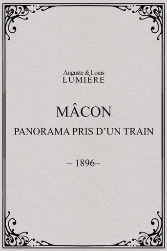 Mâcon : panorama pris d’un train