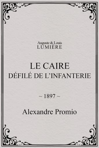 Le Caire, défilé de l’infanterie