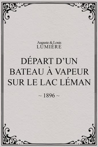 Départ d’un bateau à vapeur sur le lac Léman