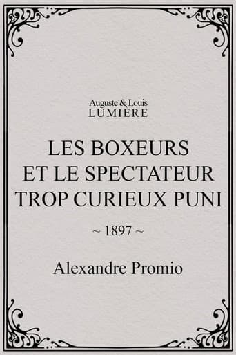 Les boxeurs et le spectateur trop curieux puni