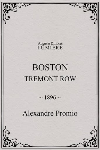 Boston, Tremont row