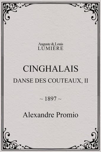 Cinghalais : danse des couteaux, II