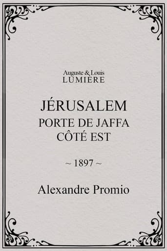 Jérusalem : porte de Jaffa, côté Est