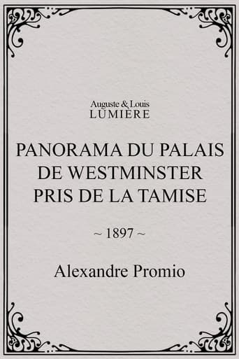 Panorama du palais de Westminster pris de la Tamise