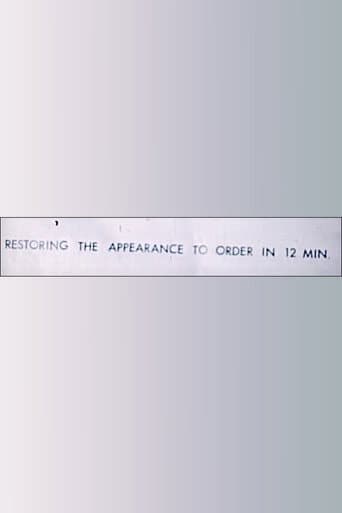 Restoring the Appearance to Order in 12 Minutes
