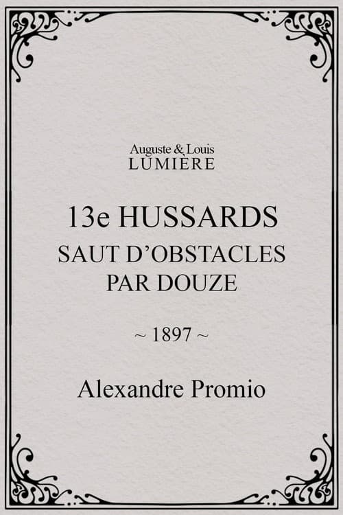 13e hussards : saut d’obstacles par douze