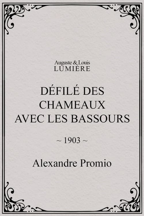 Défilé des chameaux avec les Bassours