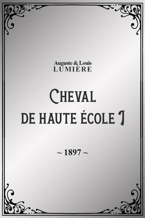 Cheval de haute école, I