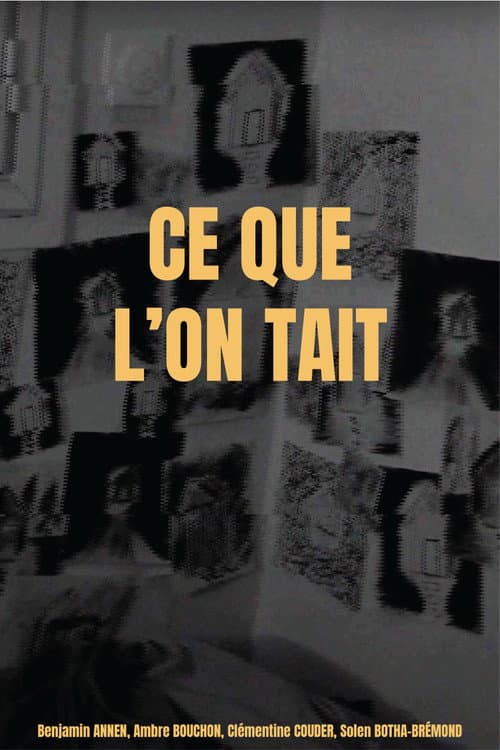 CE QUE L'ON TAIT