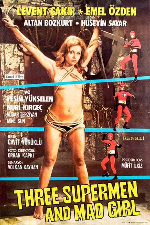 Three Supermen and Mad Girl