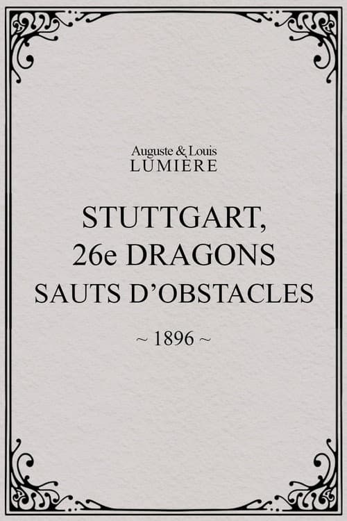 Stuttgart: 26th Dragoons Jumping Obstacles