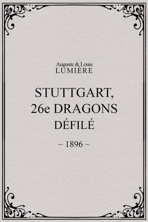 Stuttgart : 26ème dragons. Défilé