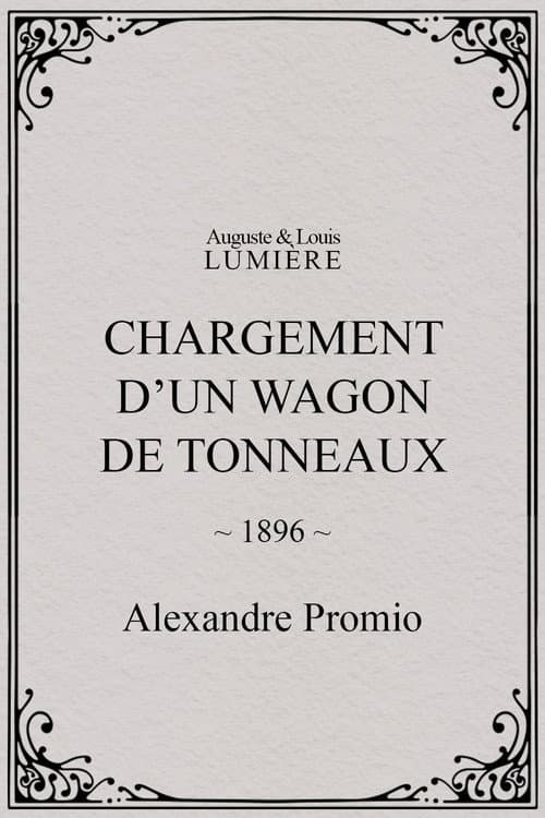 Chargement d’un wagon de tonneaux