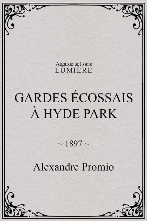Gardes écossais à Hyde Park