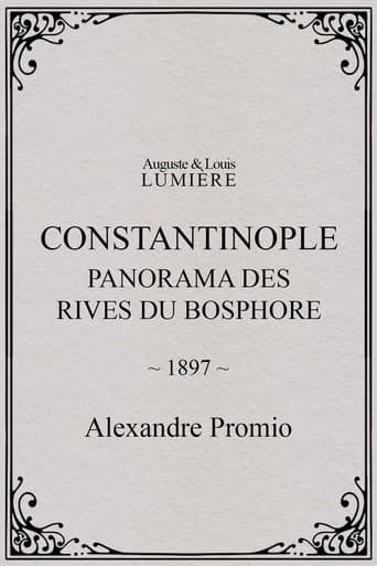 Constantinople, panorama des rives du Bosphore